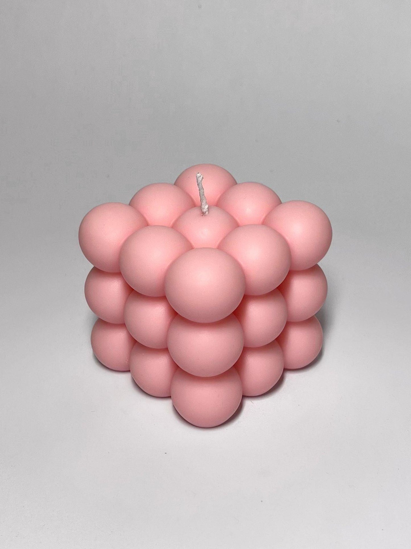Medium Soy Wax Bubble Candle - Pink - Layla Loves