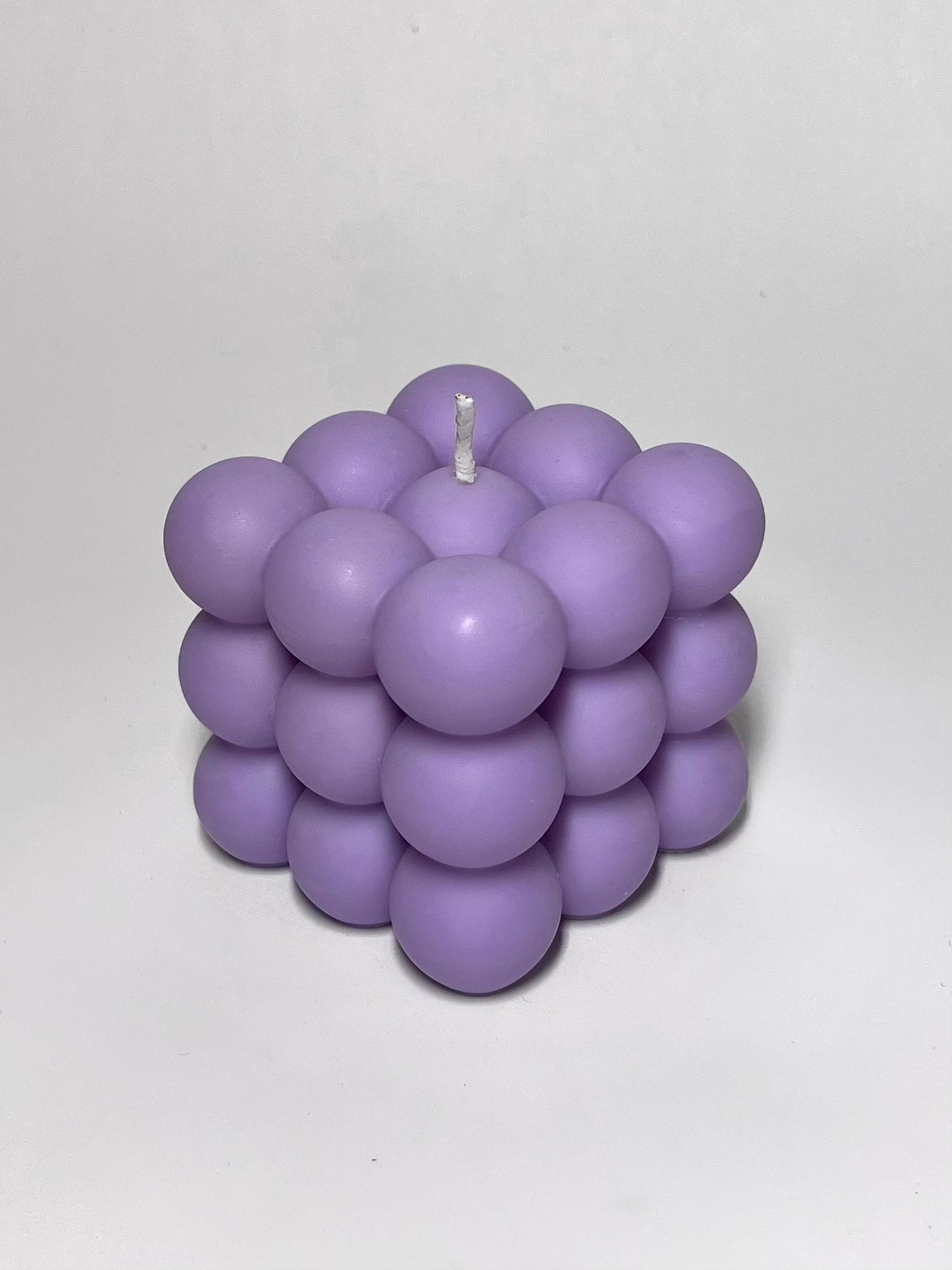 Medium Soy Wax Bubble Candle - Purple - Layla Loves