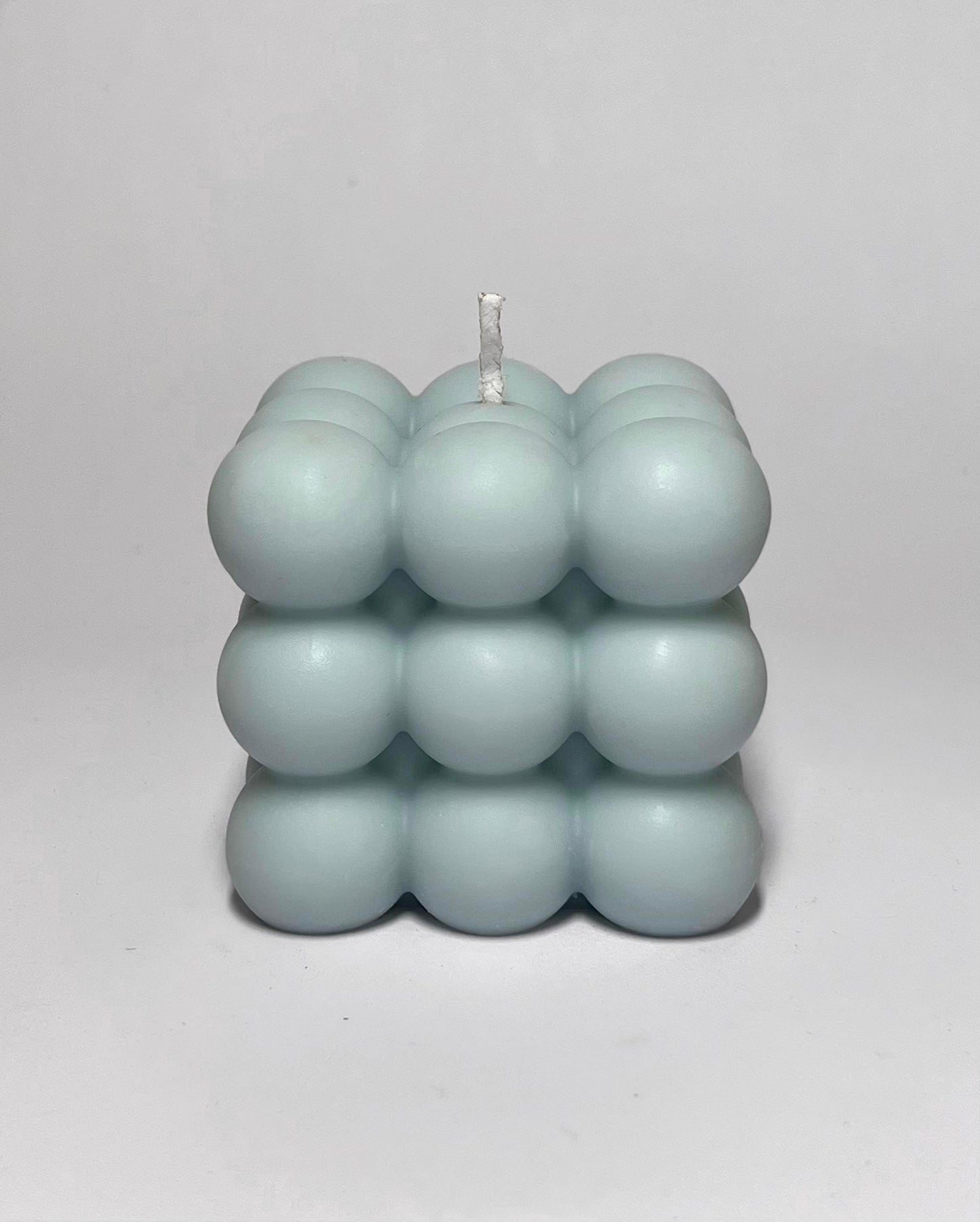 Medium Soy Wax Bubble Candle - Blue - Layla Loves